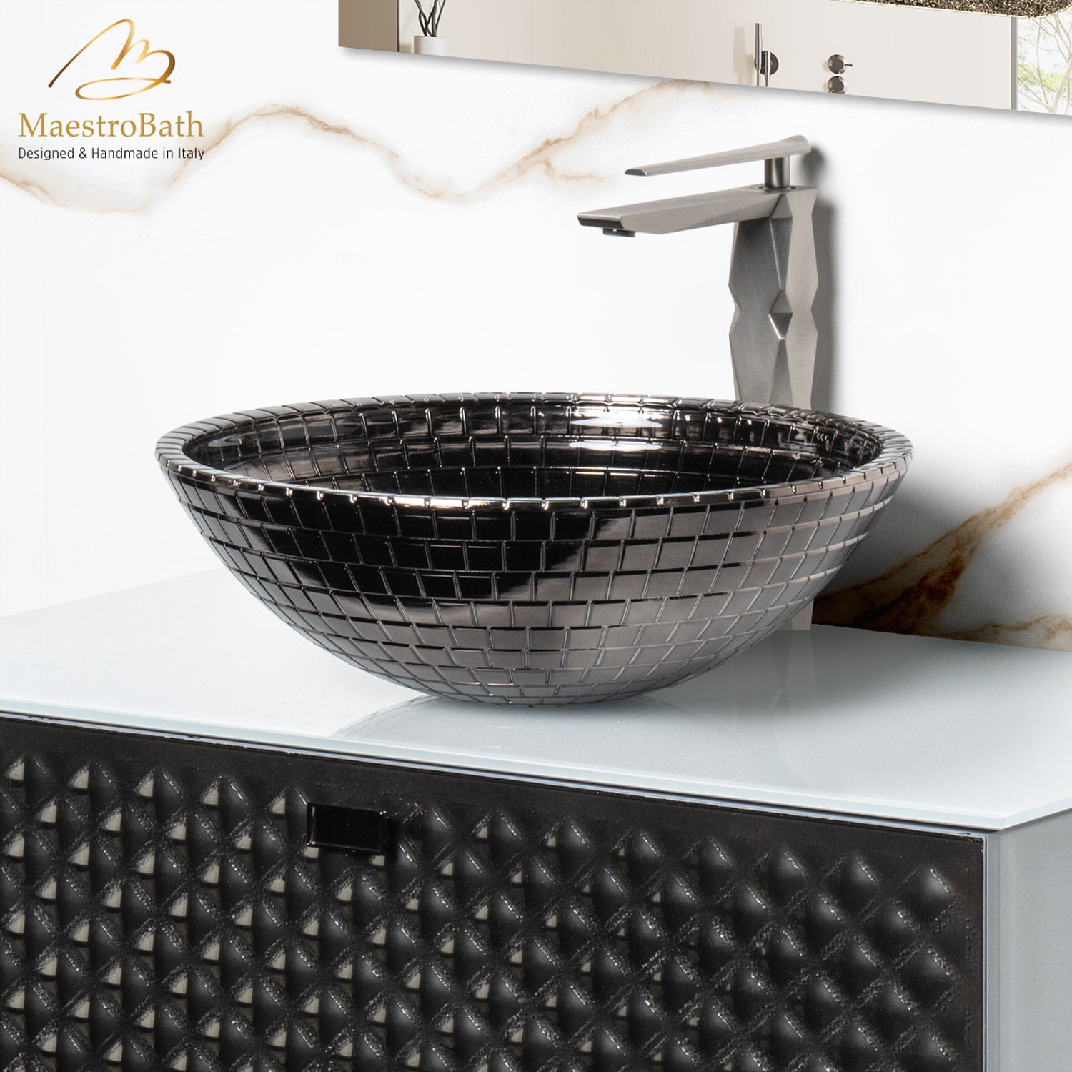 Mosaic Undermount Glass #color_platinum