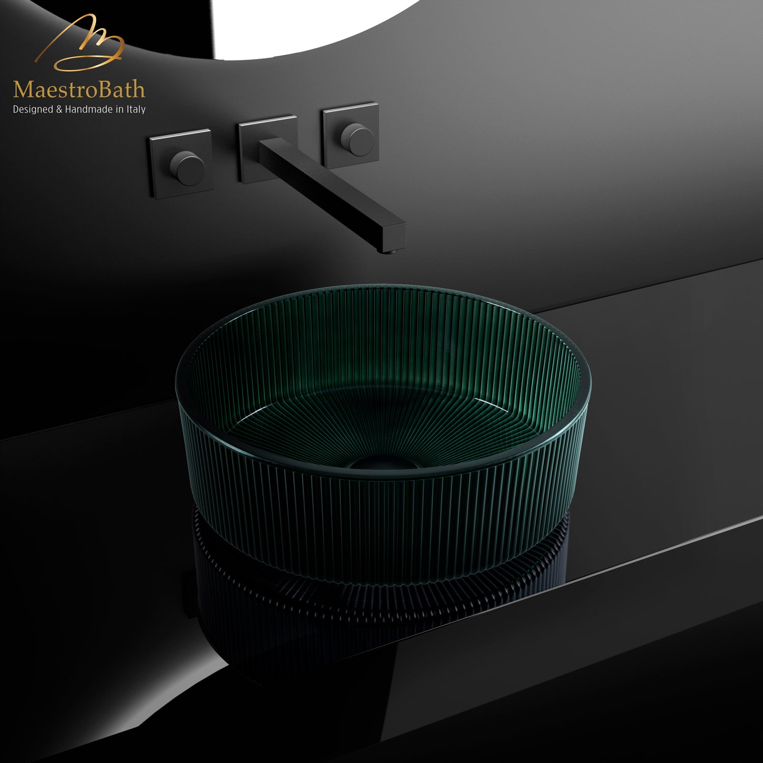 Bella Vita Luxury Vessel Sink #Color_Green