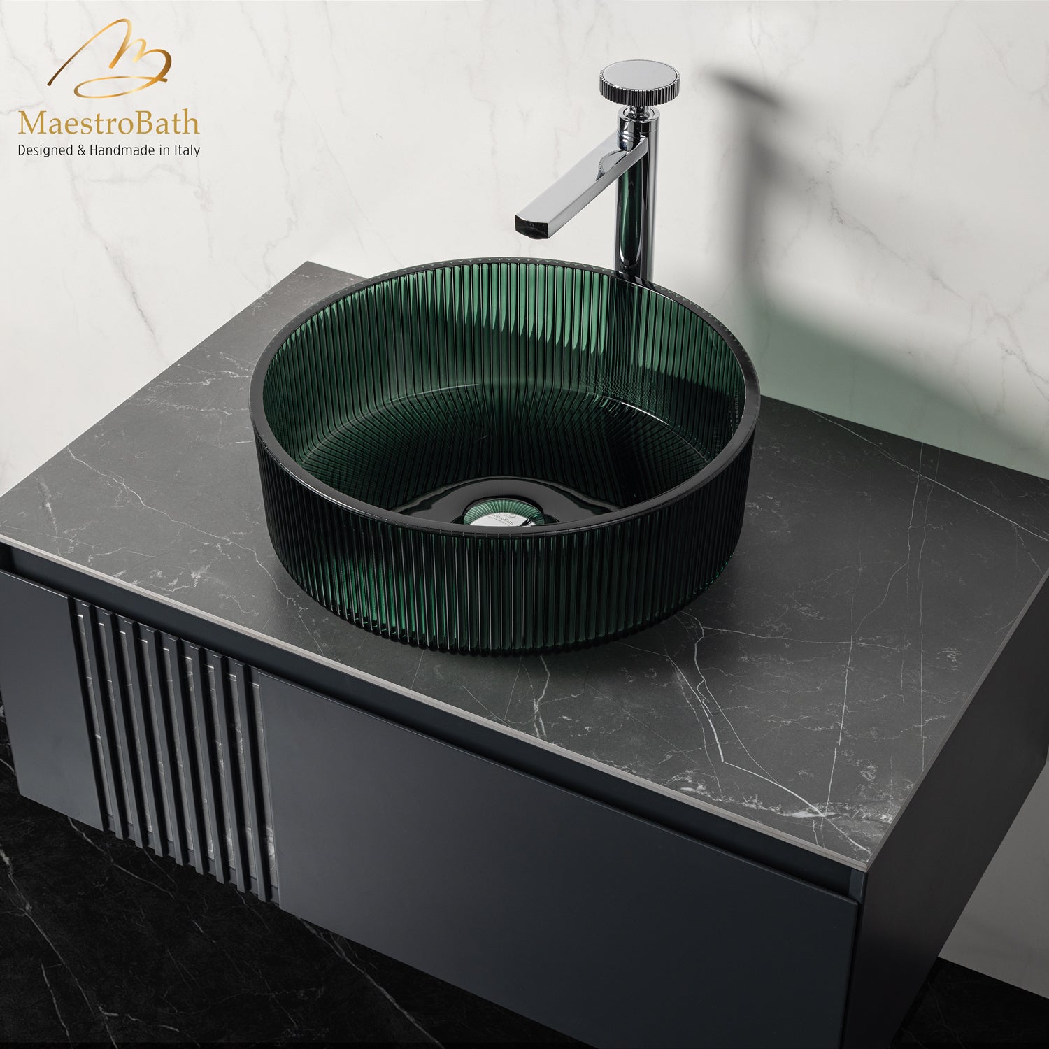 Bella Vita Luxury Vessel Sink #Color_Green