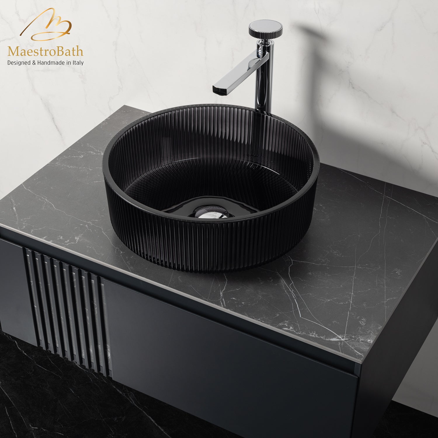 Bella Vita Luxury Vessel Sink #Color_Black