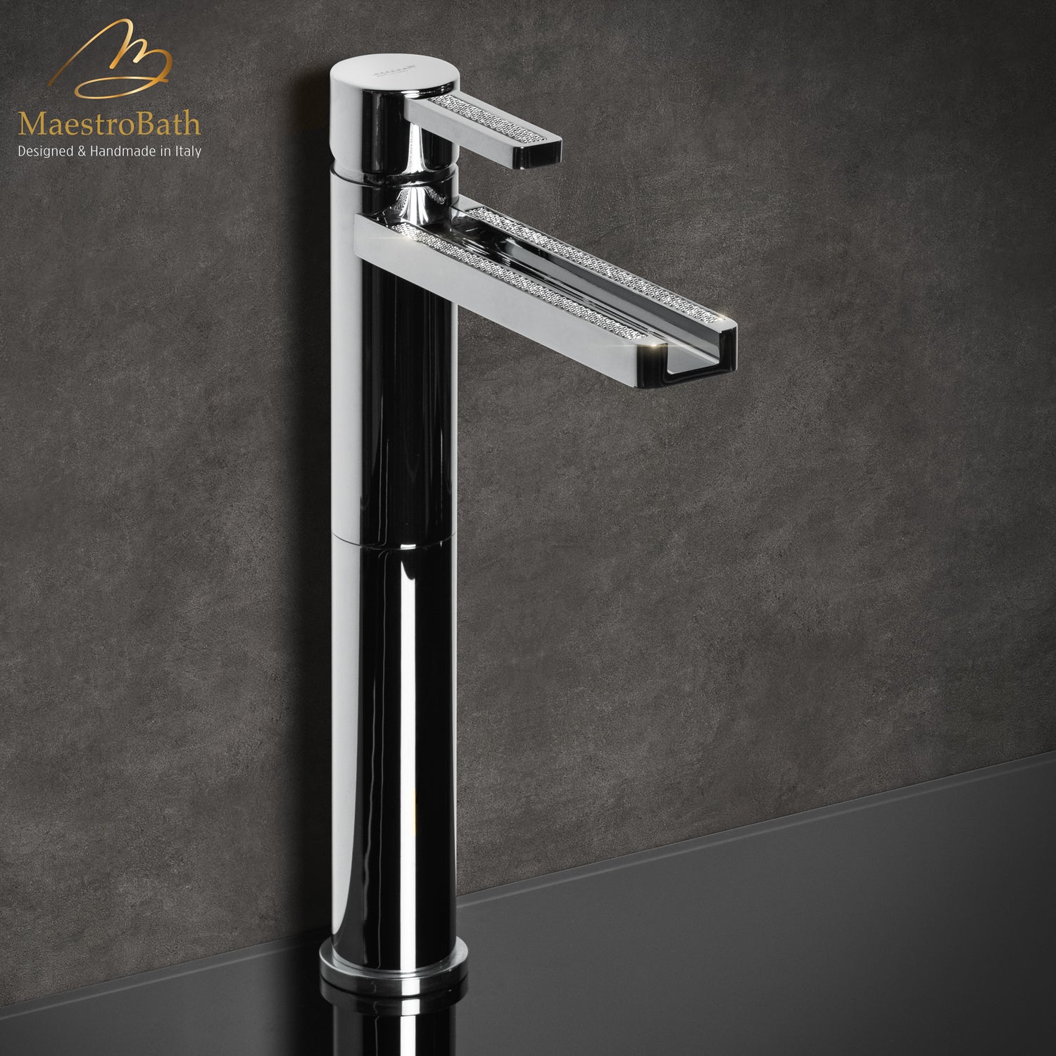 Swarovski Crystal Bathroom Faucet | Polished Chrome #color_polished chrome