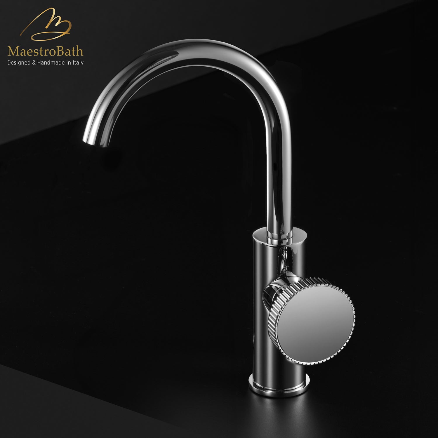 Preziosa Luxury Bathroom Faucet | Polished Chrome #color_polished chrome