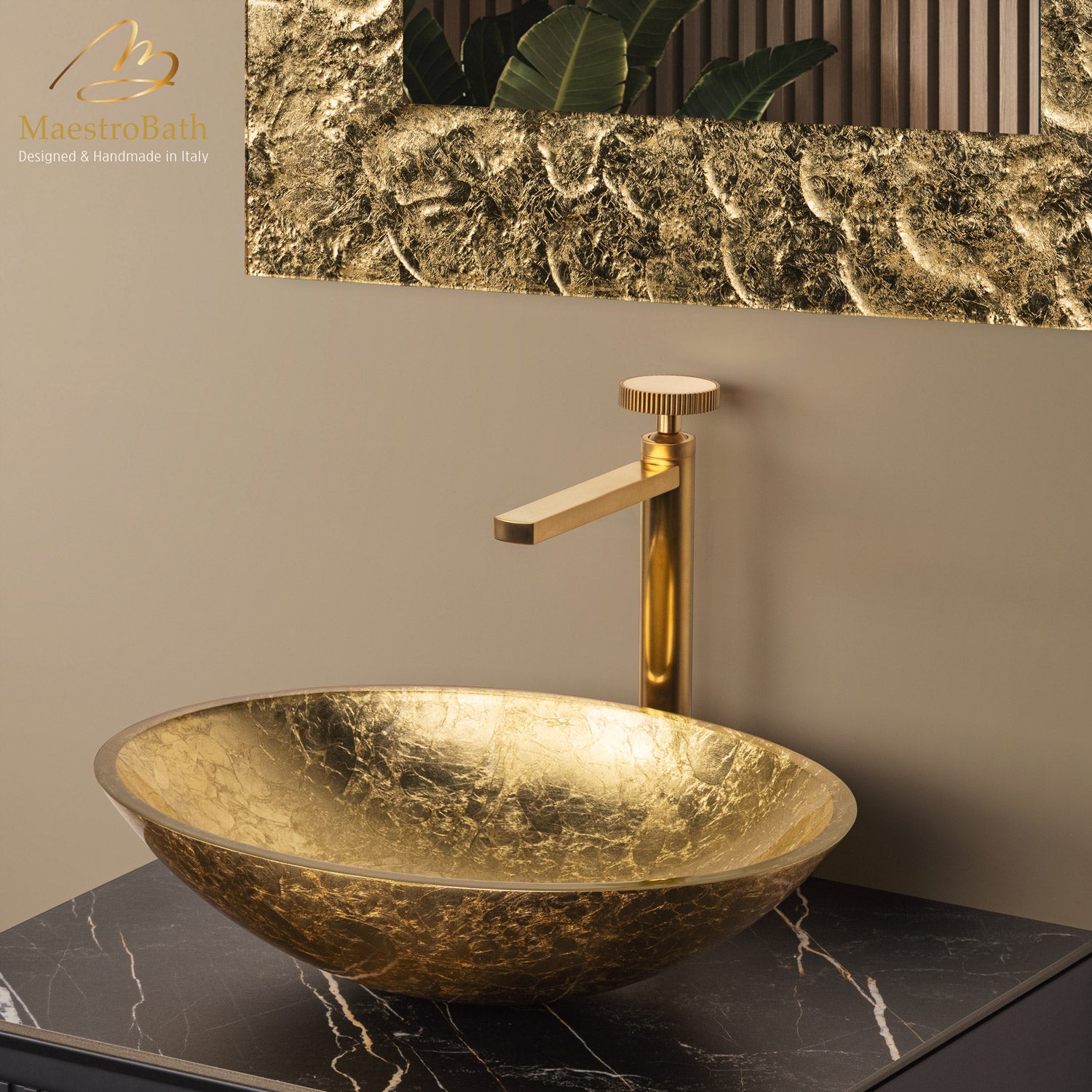 Primo High Luxury Bathroom Faucet #color_brushed gold