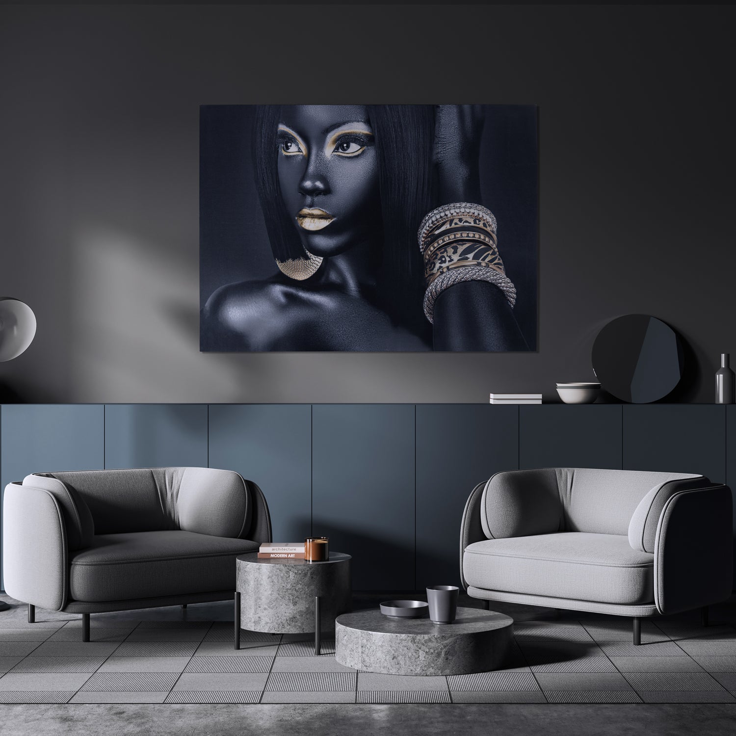 Signature Glam Wall Art Series - Bold Elegance