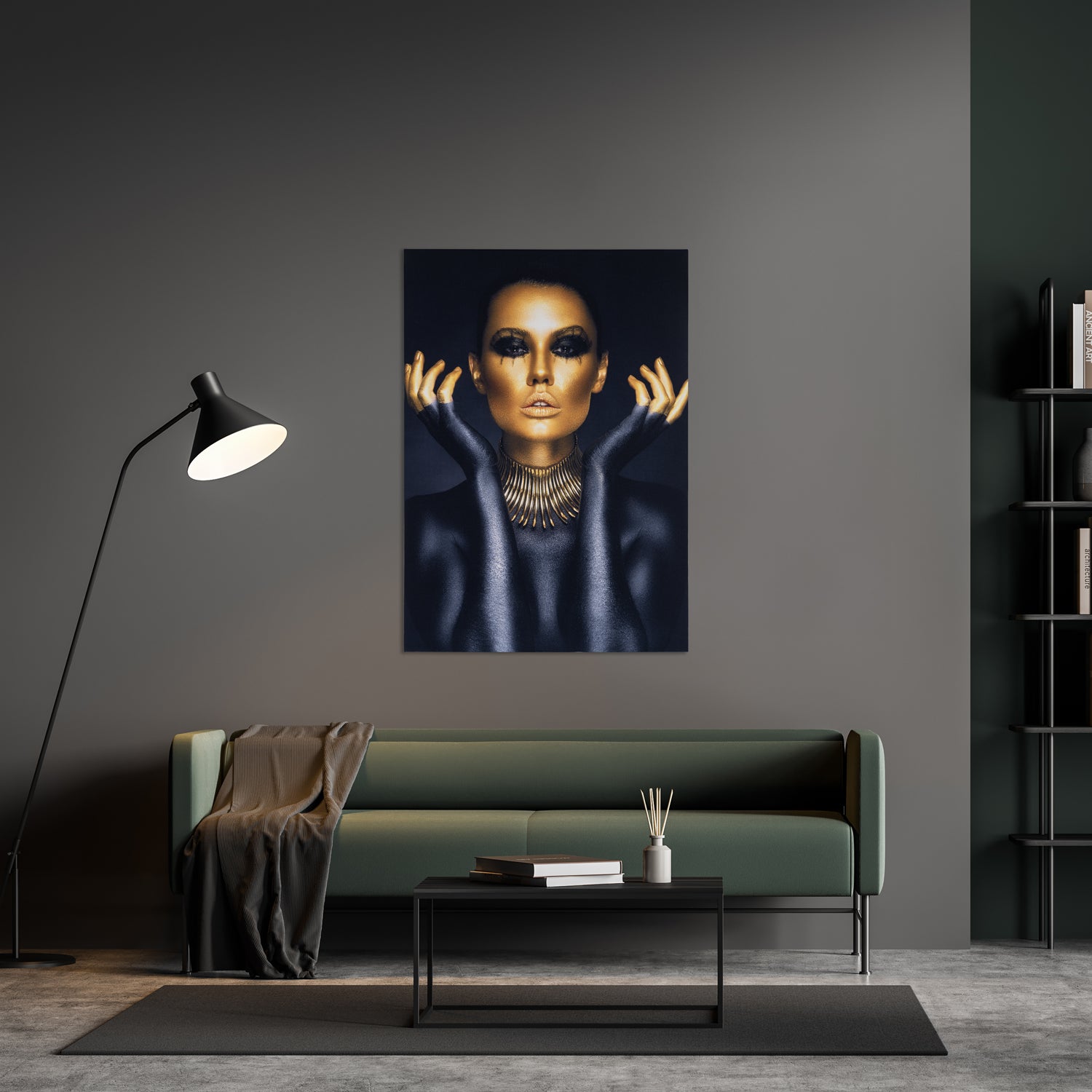 Signature Glam Wall Art Series - Gilded Gaze