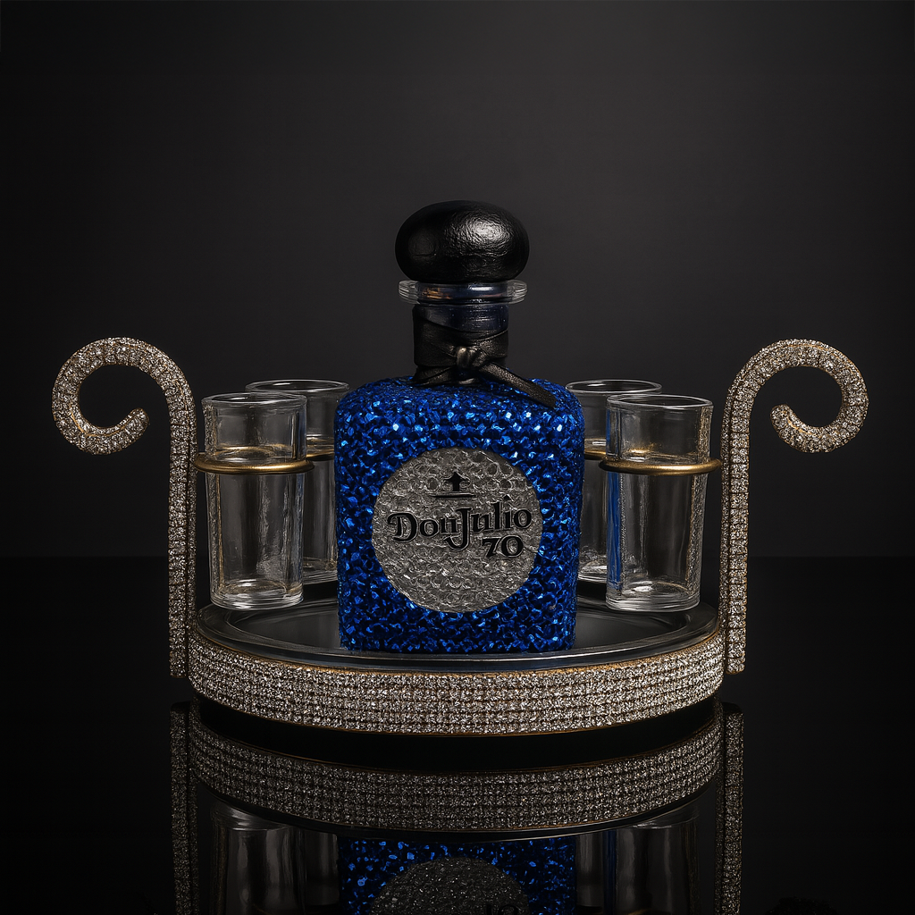 Don Julio 70 Luxe Display Set with Rhinestone Finish
