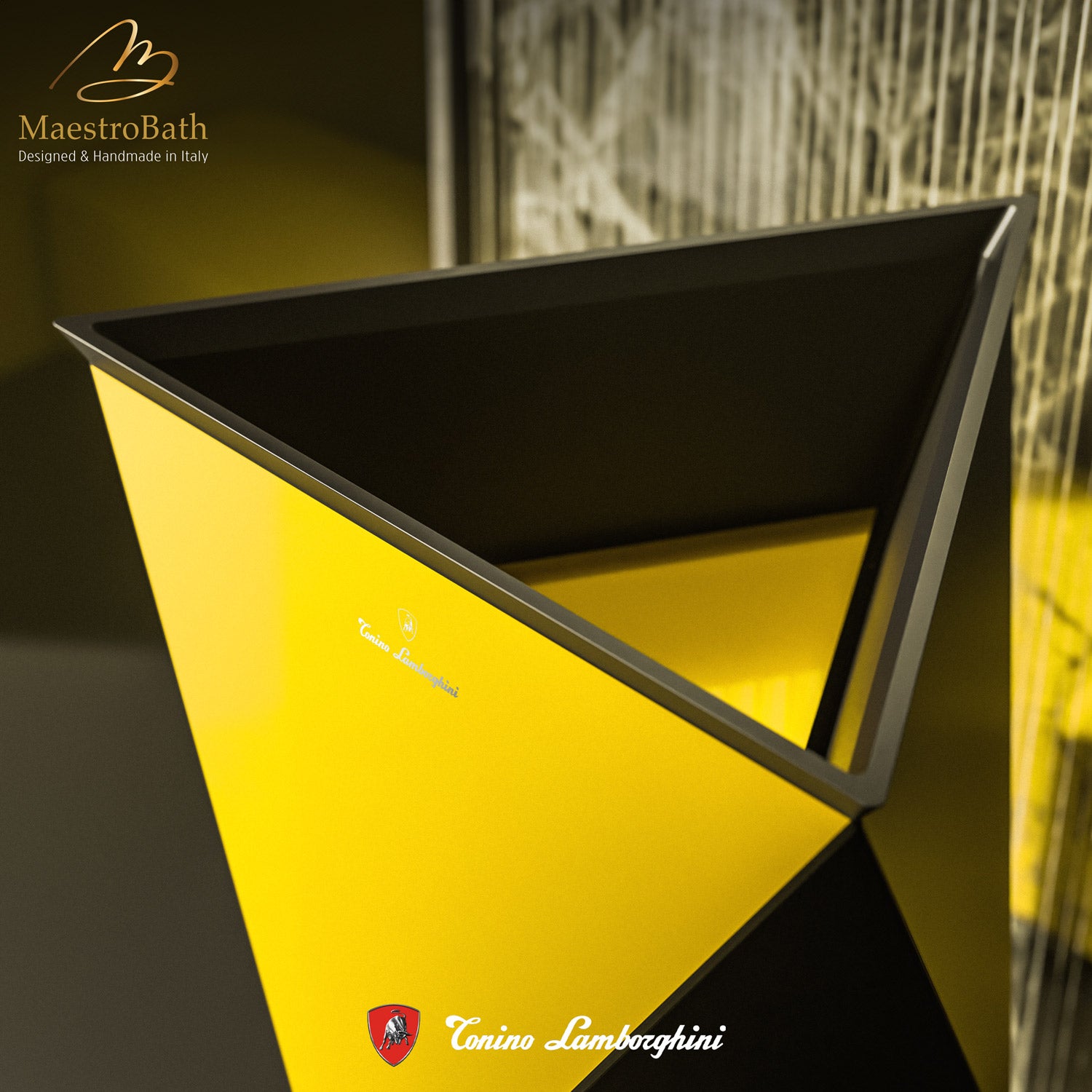 Prisma by Tonino Lamborghini Freestanding Sink