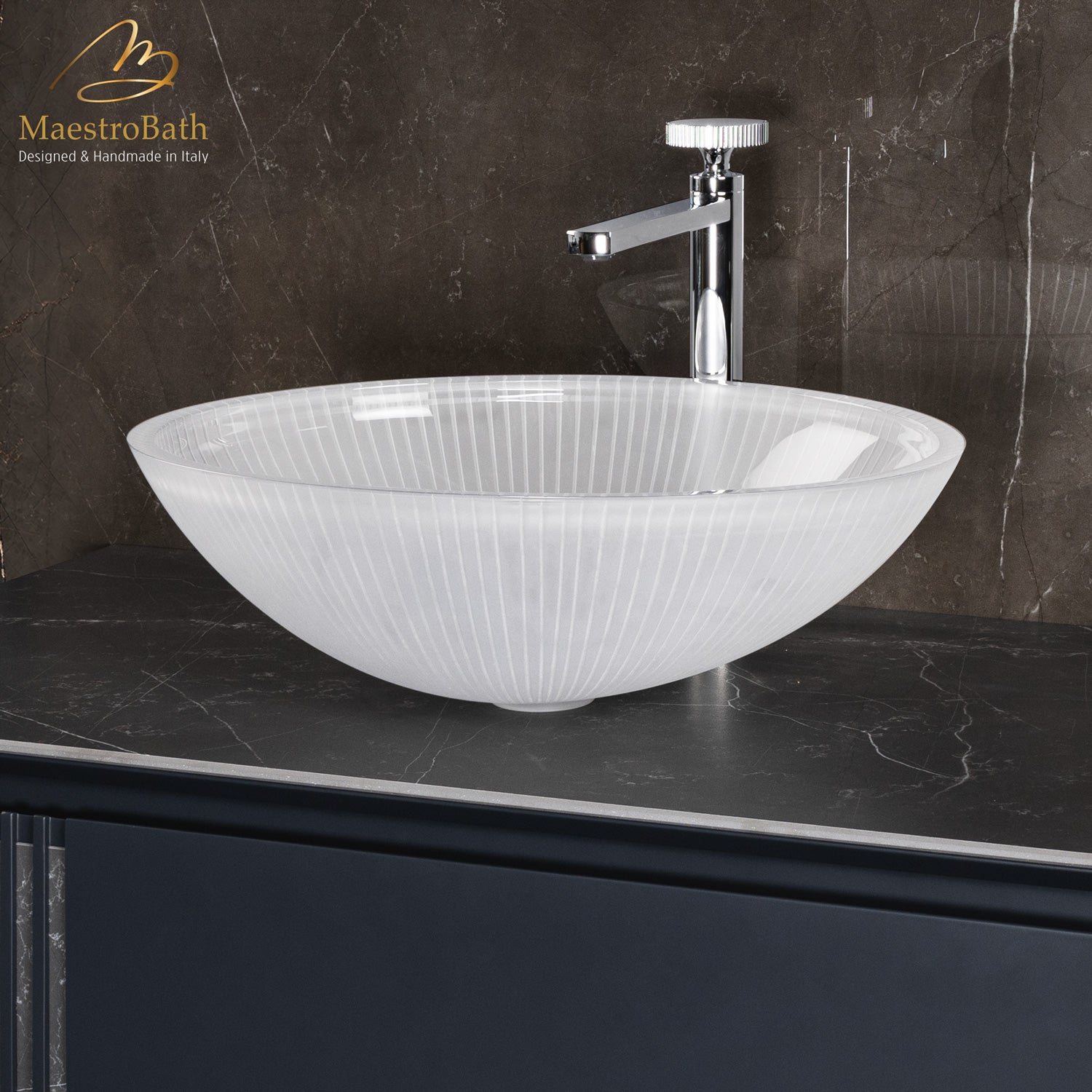 Plisse Luxury Oval Vessel Sink #color_white