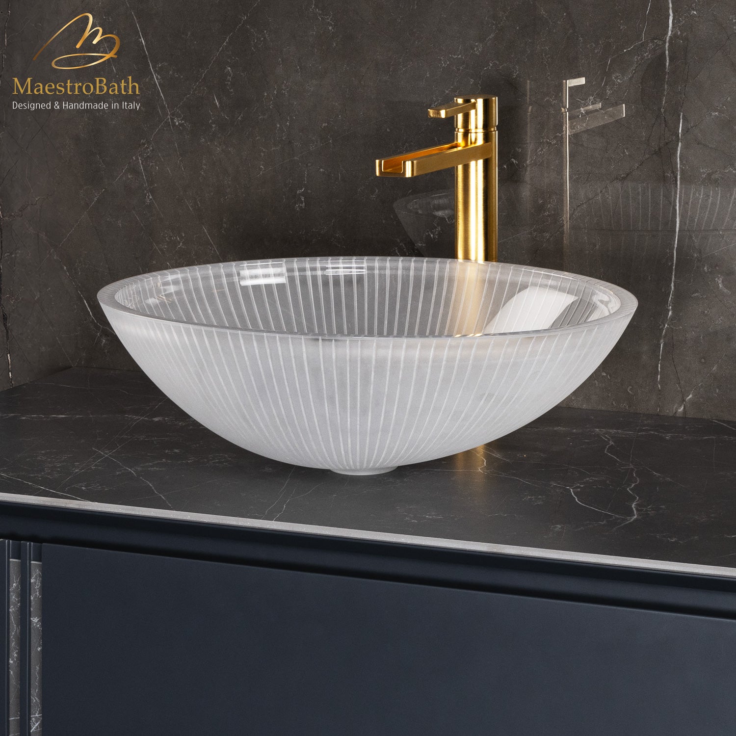 Plisse Luxury Oval Vessel Sink #color_white