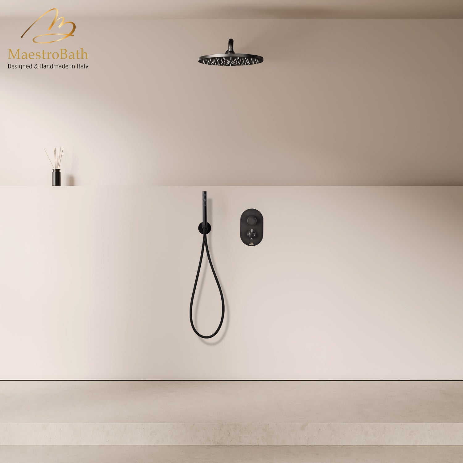 Primo Complete Shower Set #color_black