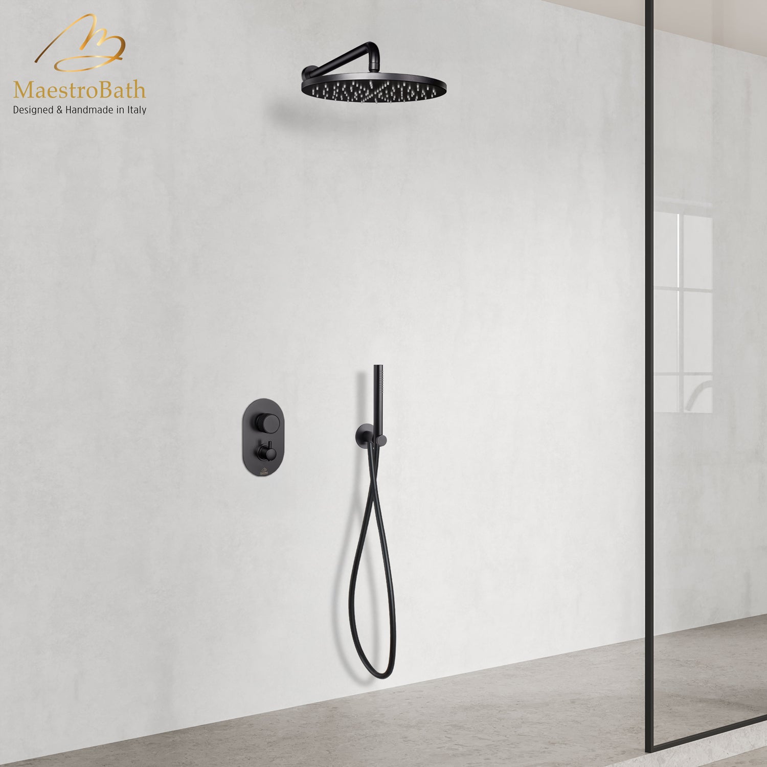 Primo Complete Shower Set #color_black