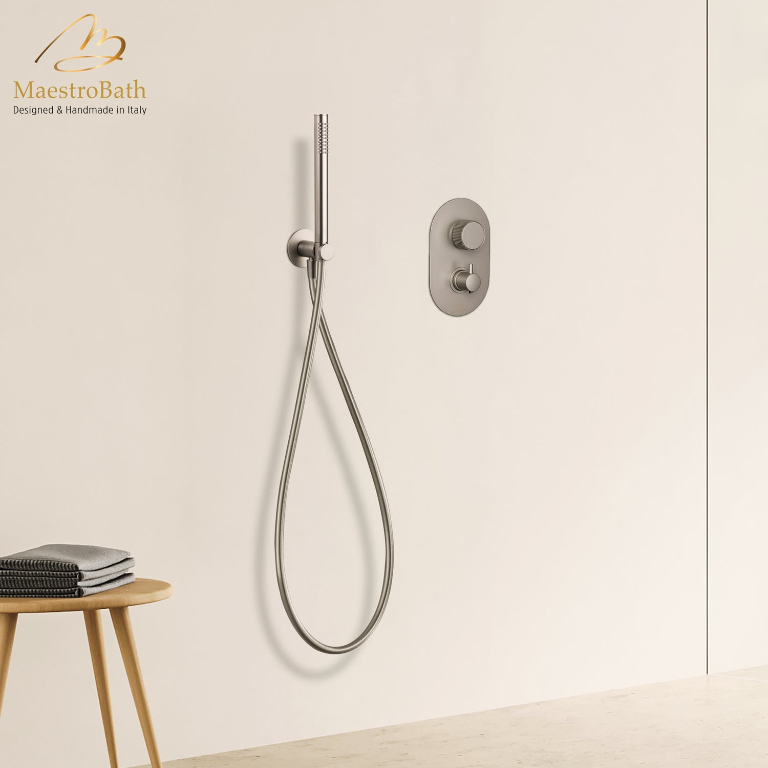 Primo Complete Shower Set #color_matte nickel