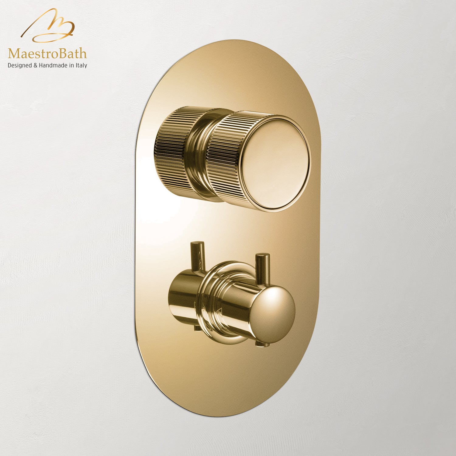 Primo Thermostatic Concealed Bath & Shower With Diverter 2 Ways