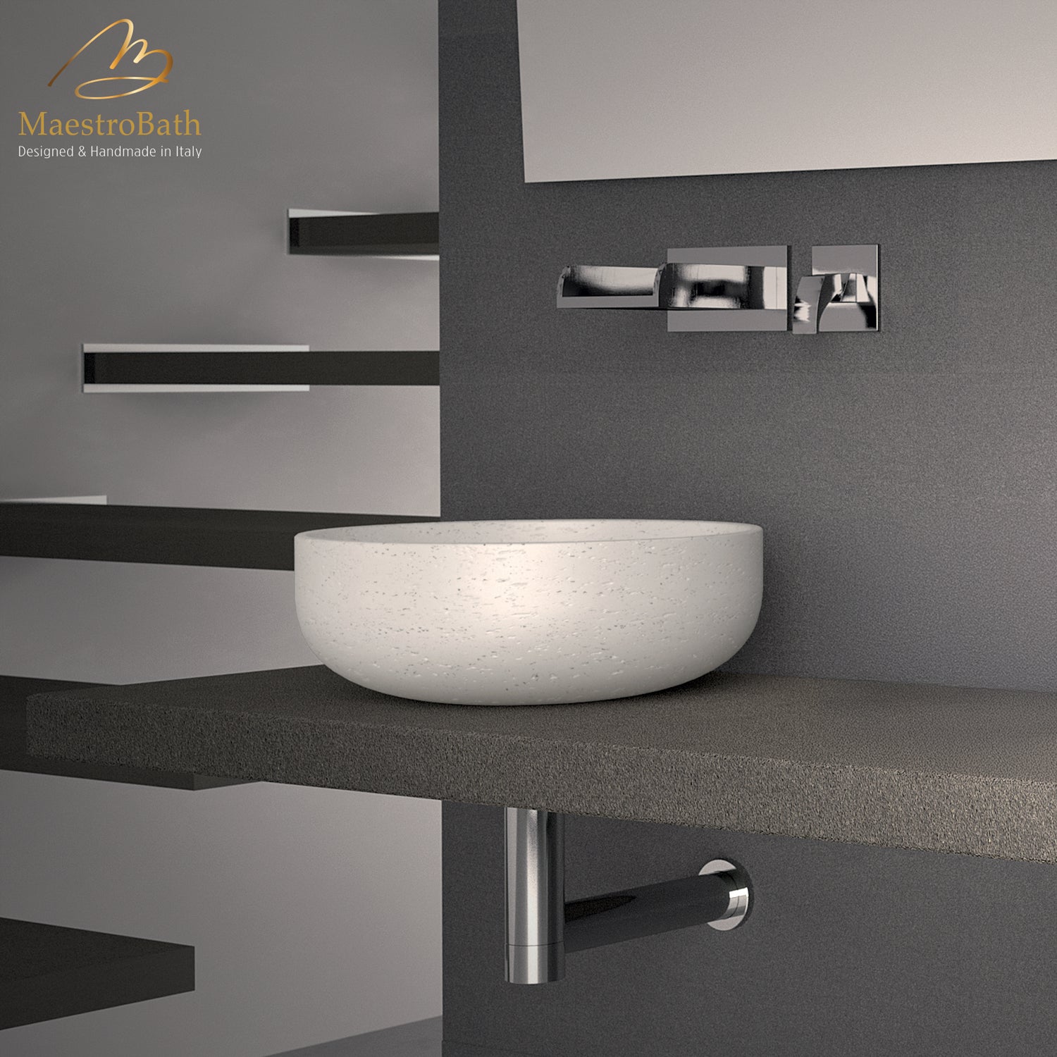 Sorano Stone Bathroom Vessel Sink