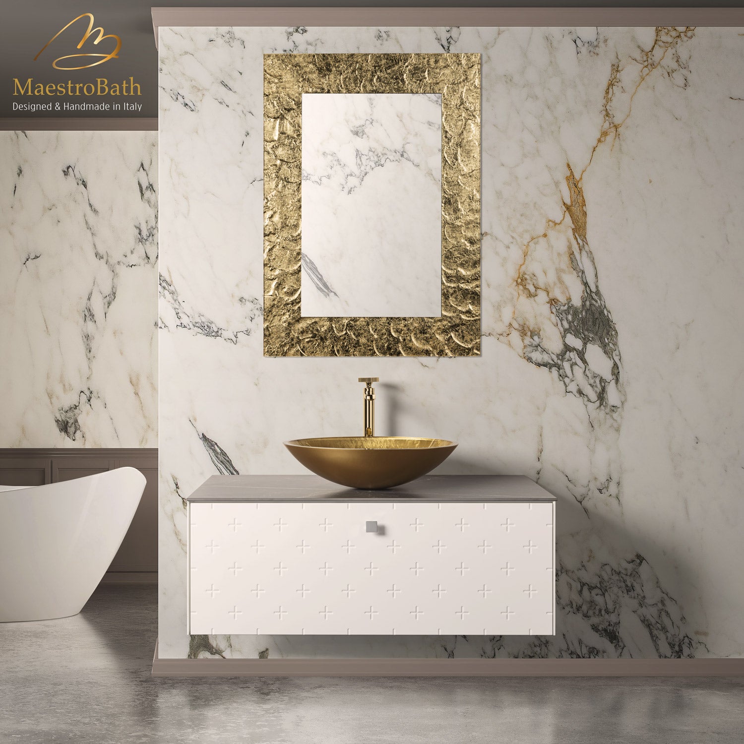 Modern Bathroom Vanity | White #Size_40"