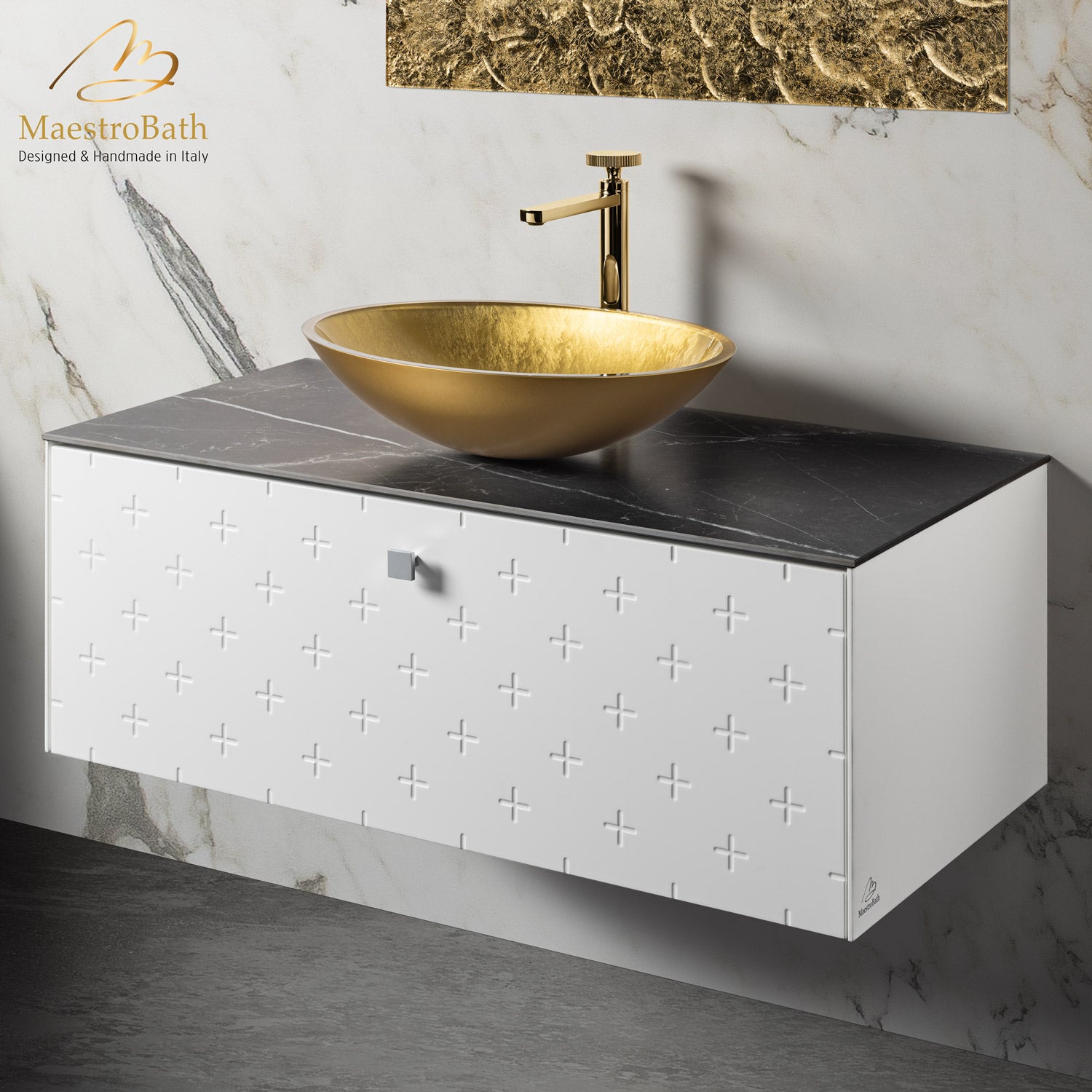 Modern Bathroom Vanity | White #Size_40"