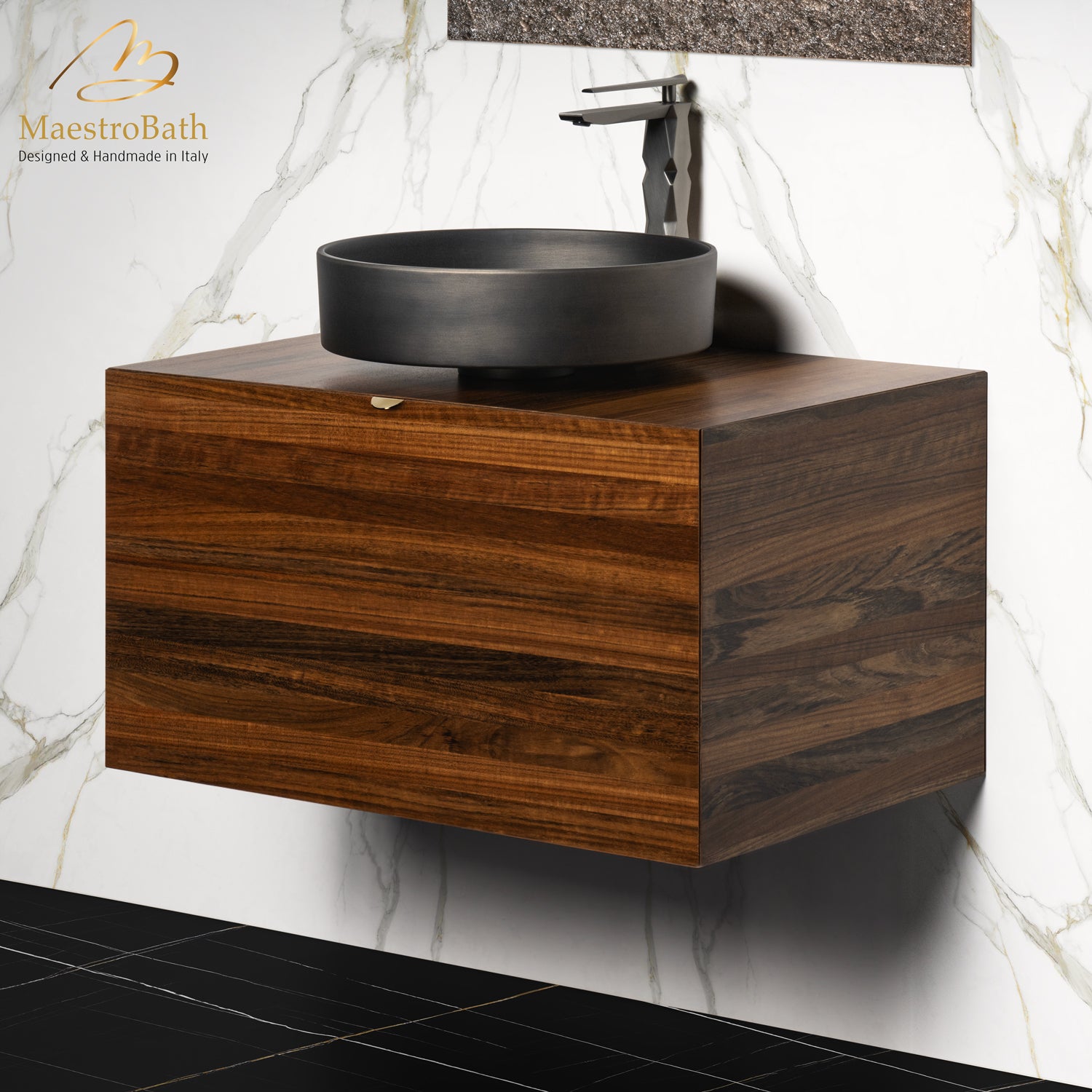Dora Bathroom Vanity | Walnut #Size_30"