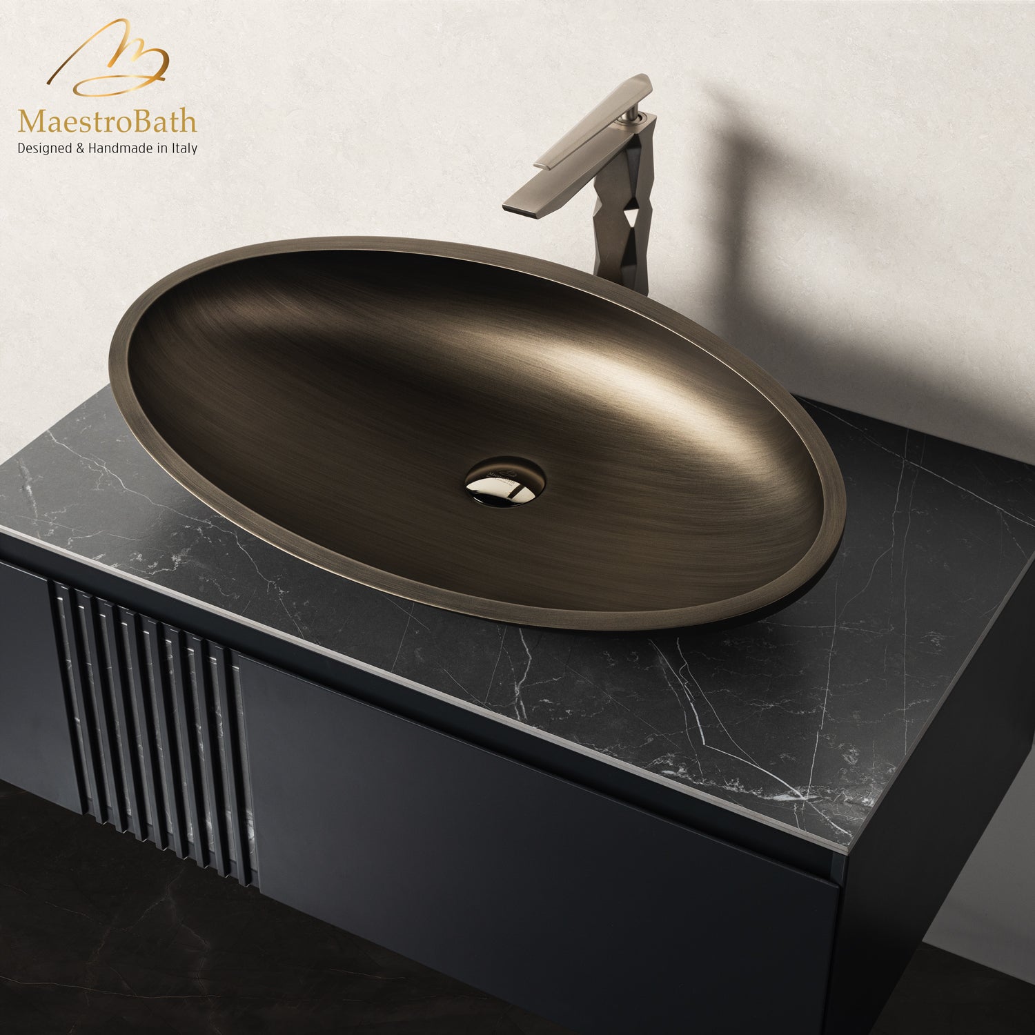 Vetrofreddo Kool Max Bronze Unique Bath Sink #color_bronze