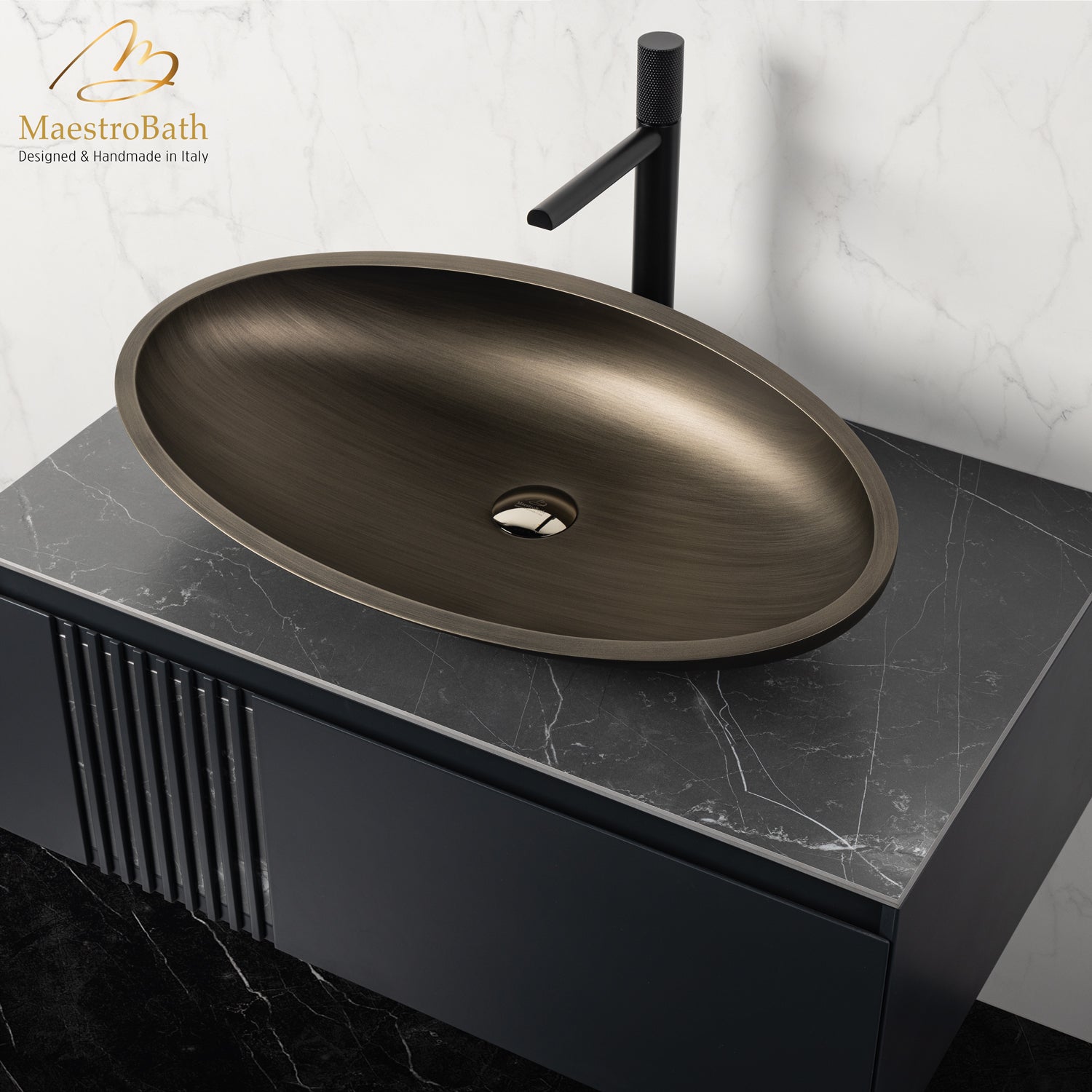 Vetrofreddo Kool Max Bronze Unique Bath Sink #color_bronze
