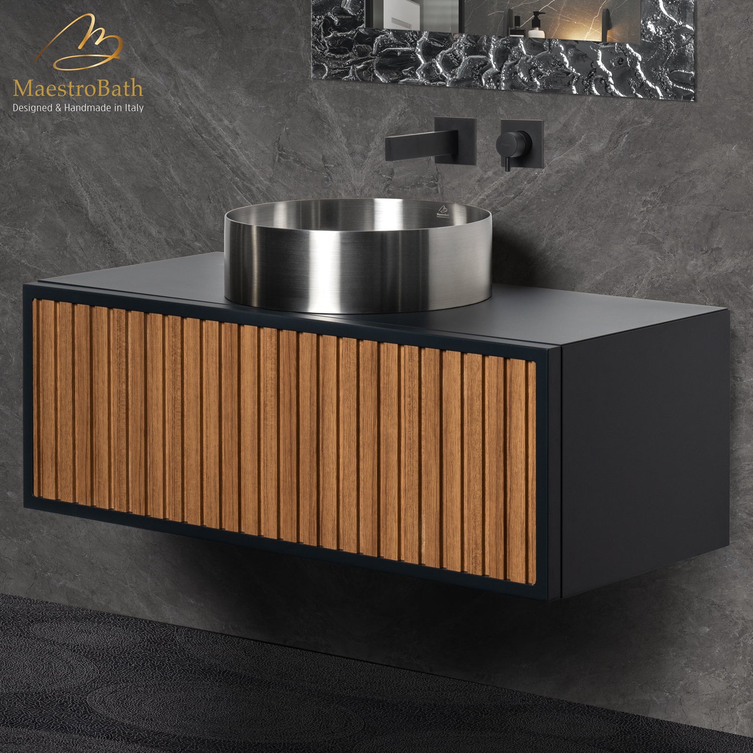Orient 100 Bathroom Vanity | Anthracite #Size_39"