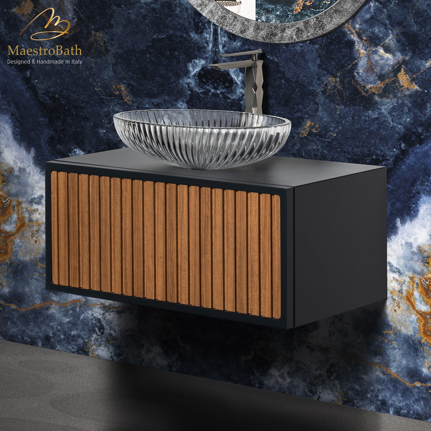 Orient 80 Bathroom Vanity | Anthracite #Size_31"