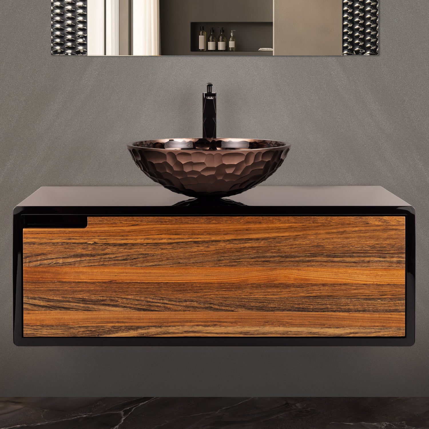 Noceto Bathroom Vanity | Walnut #Size_40"