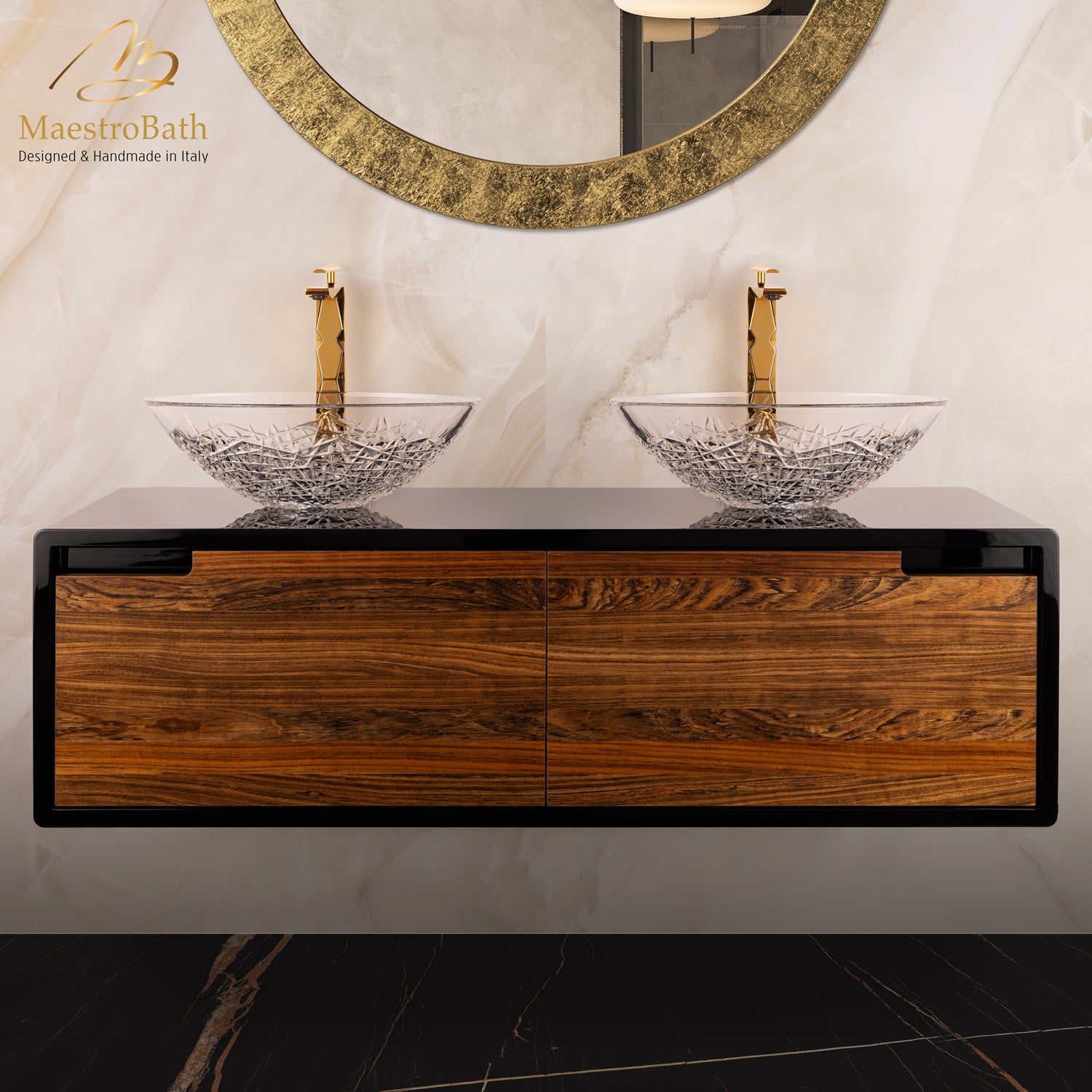 Noceto Bathroom Vanity | Walnut #Size_48"