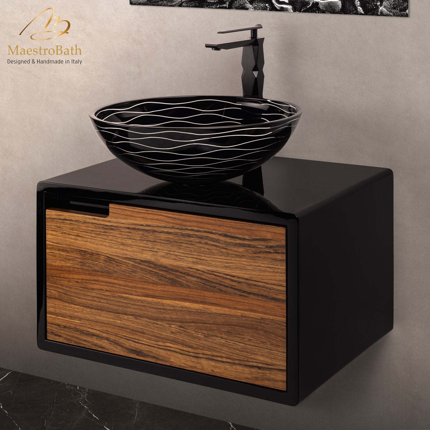 Noceto Bathroom Vanity | Walnut #Size_24"