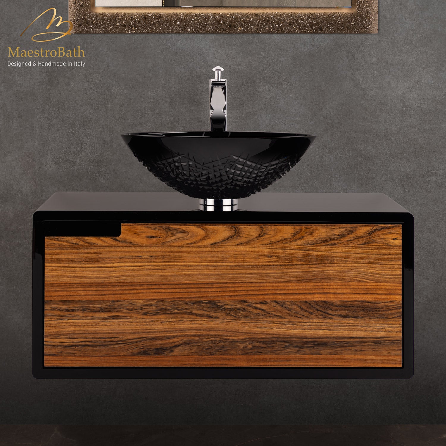 Noceto Bathroom Vanity | Walnut #Size_32"