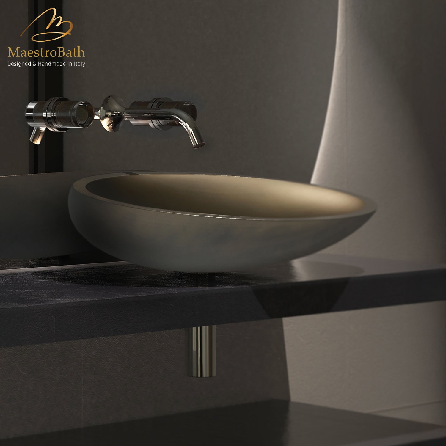 Vetrofreddo Kool Small Vessel Sink #color_bronze
