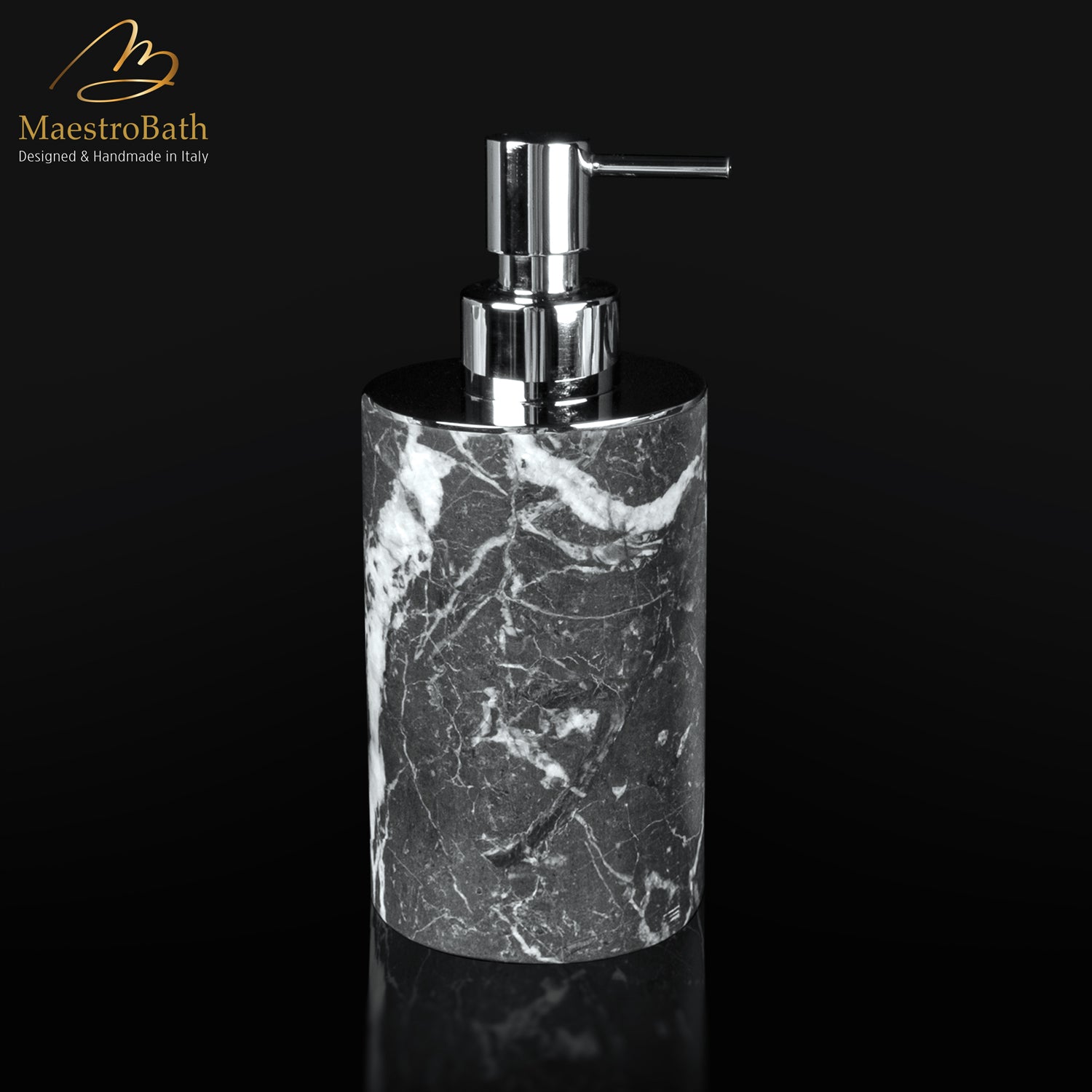 Cosmopolitan Soap Dispenser | Black and Chrome