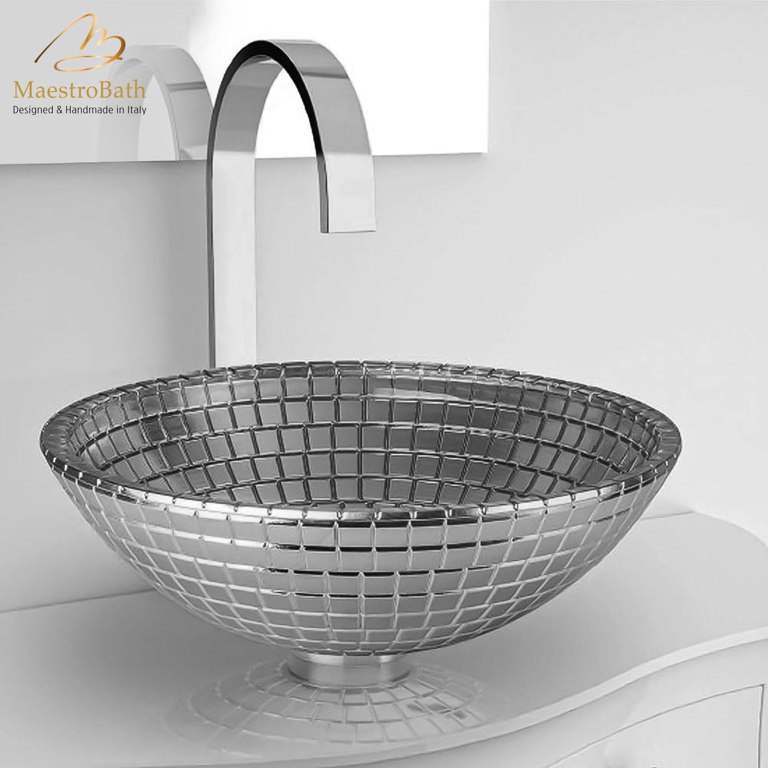 Mosaic Anniversary Glass #color_silver