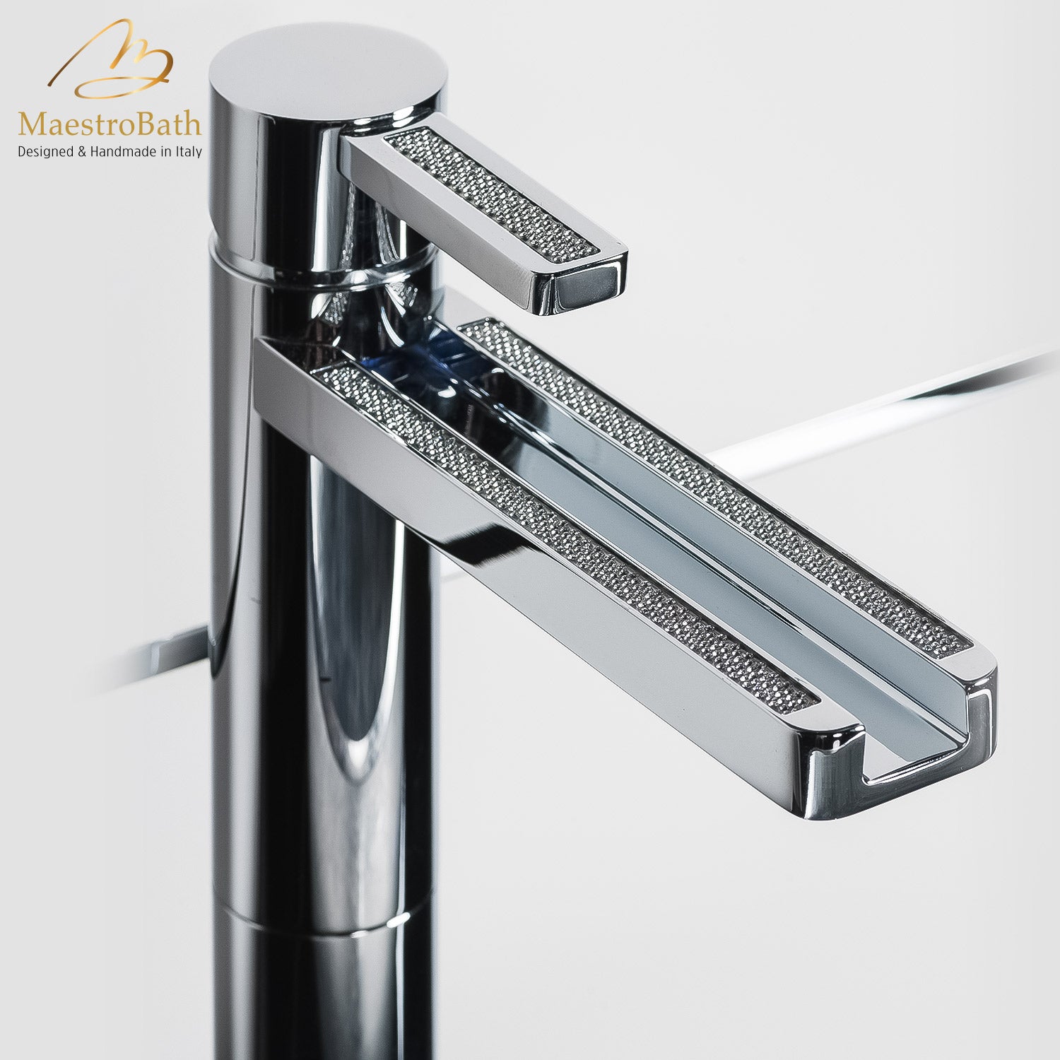 Swarovski Crystal Bathroom Faucet | Polished Chrome #color_polished chrome