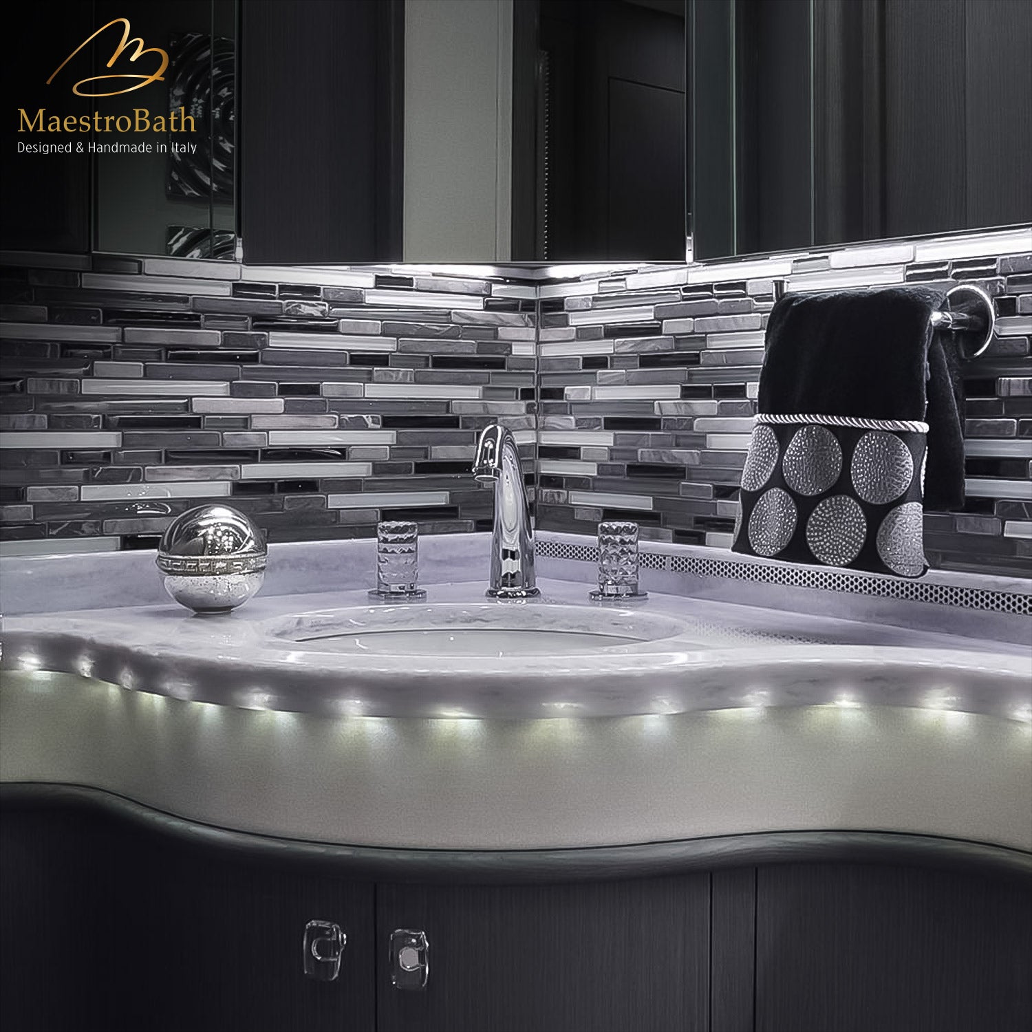 Kyros 3-Hole Polished Chrome Luxury Bathroom Faucet #color_polished chrome