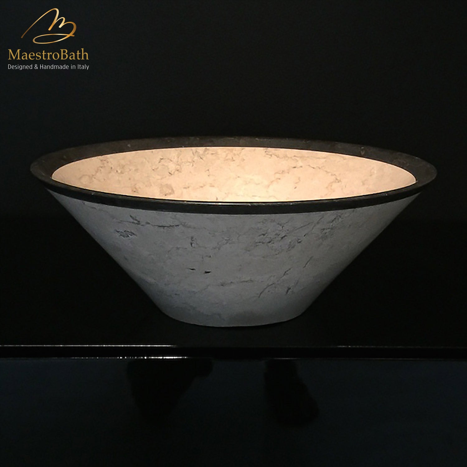 Stone Duotono B Contemporary Natural Stone Sink #color_beige