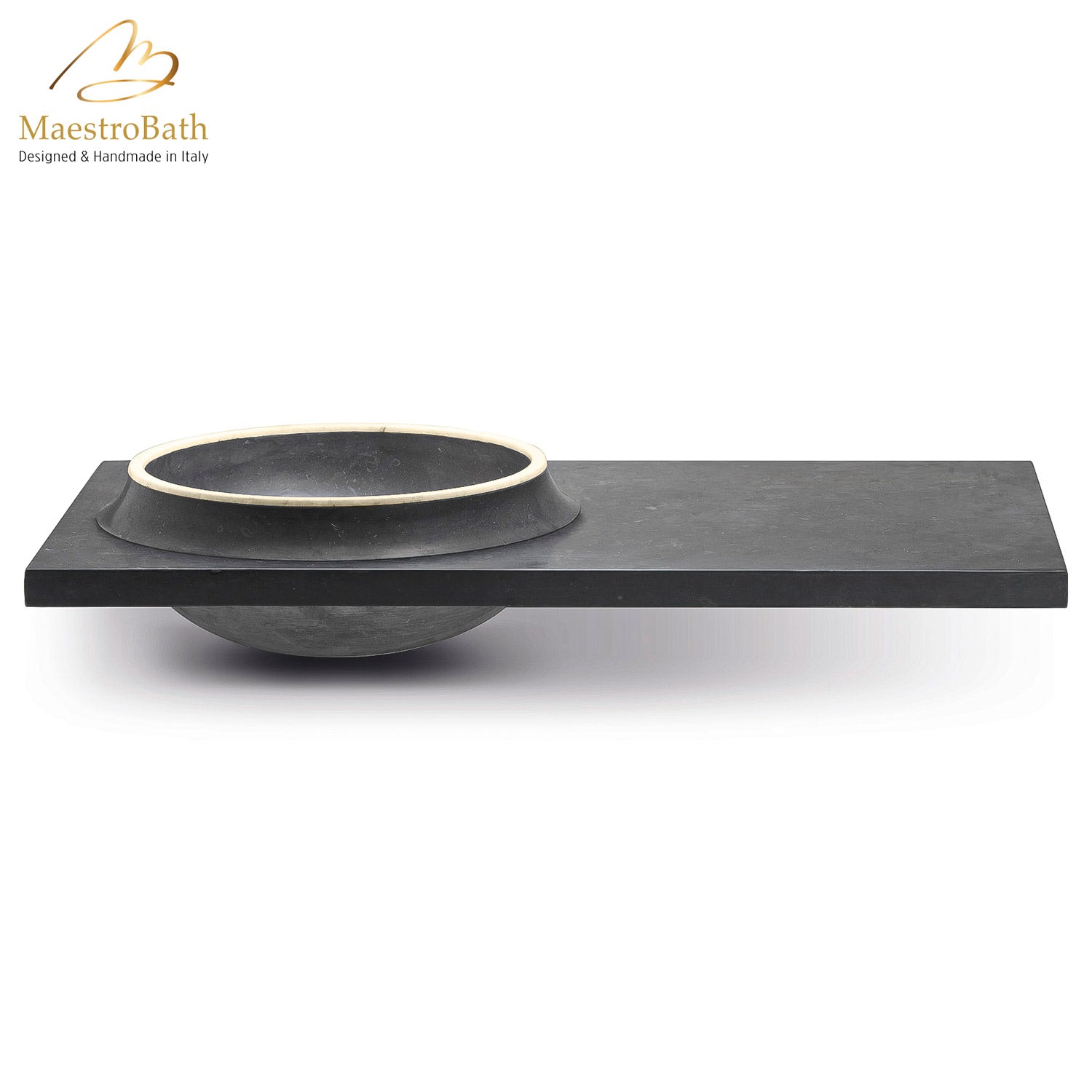 Natural Stone Sink VULKA #color_black
