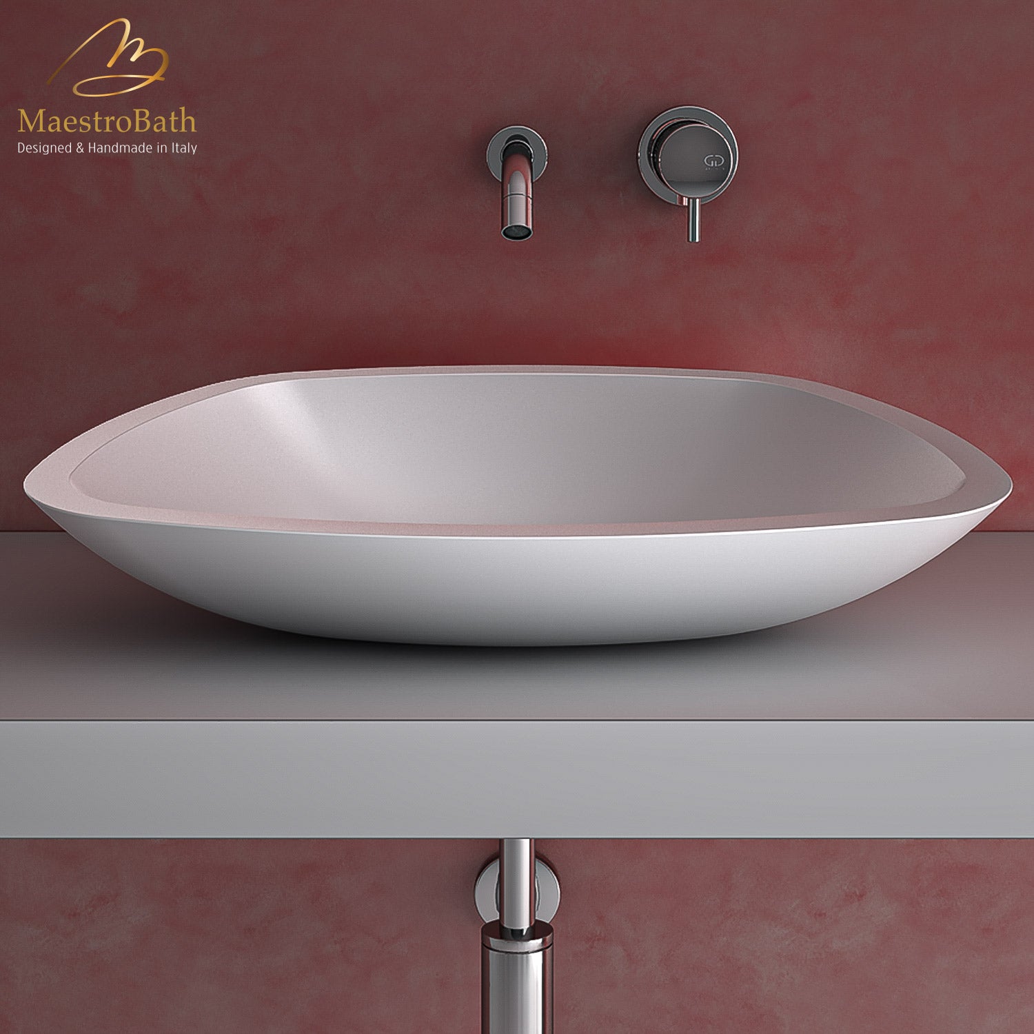 Teknoform Az Out Rectangual Bath Sink #color_white