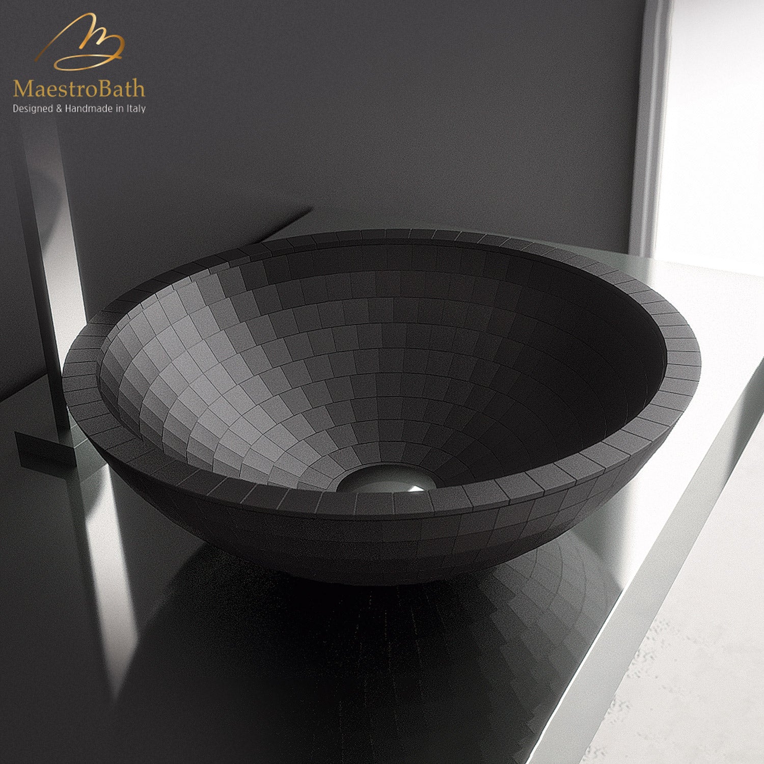 Black Vessel Sink #color_black