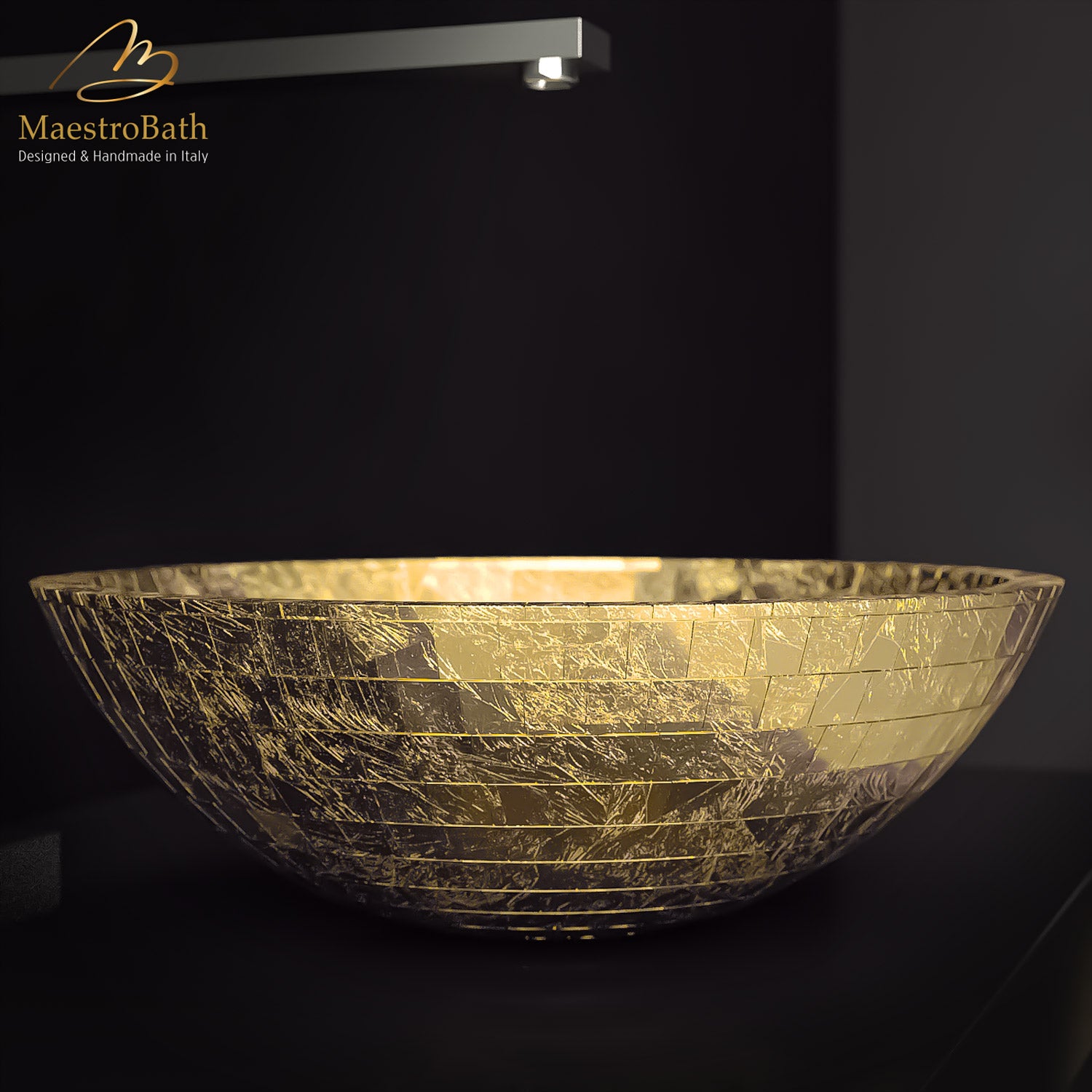 Teknoform Mosaic Gold Leaf #color_gold leaf