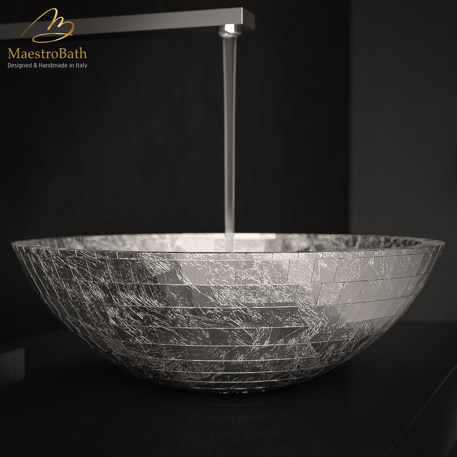 Teknoform Mosaic Silver Leaf #color_silver leaf