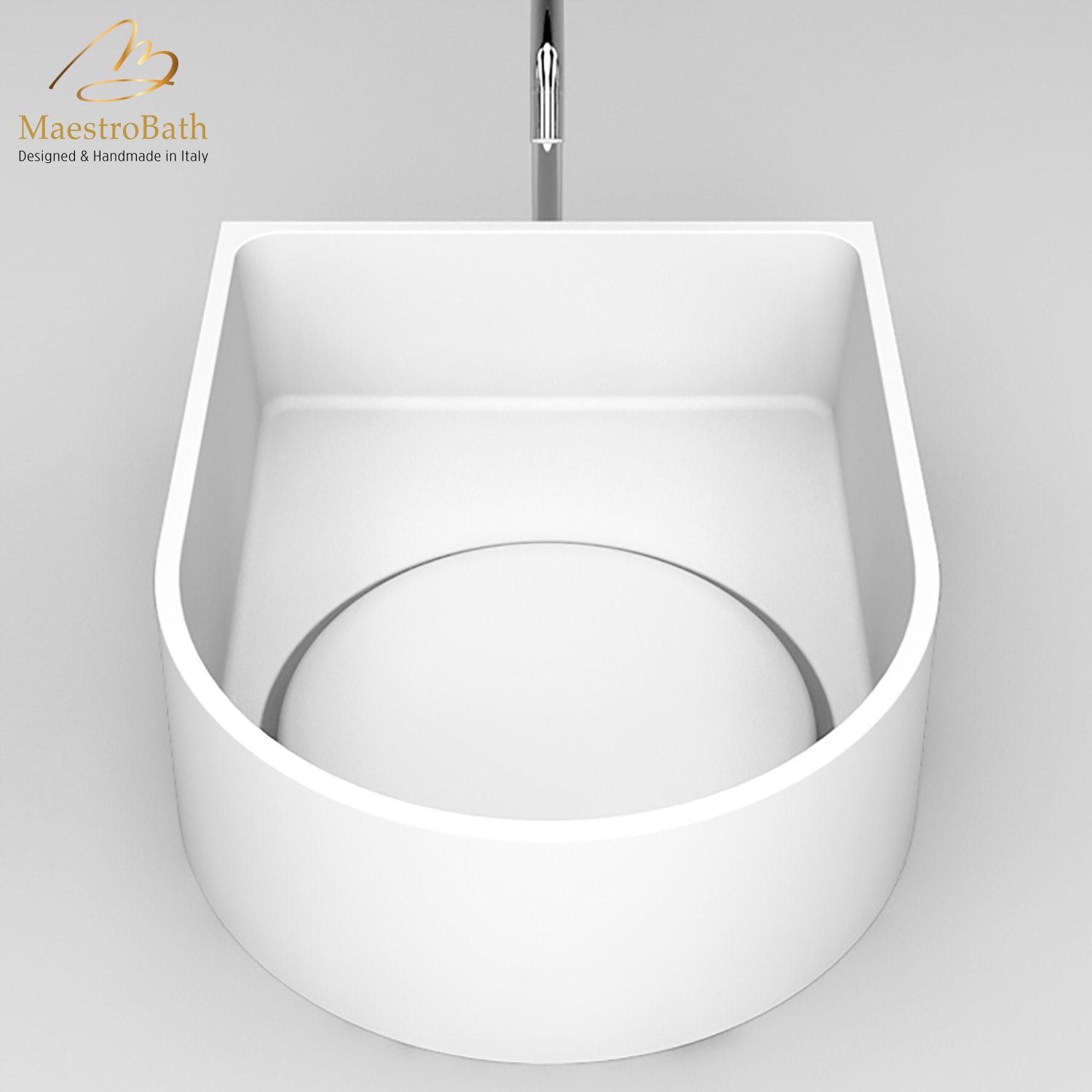 Teknoform Soul White Luxury Vessel Sink