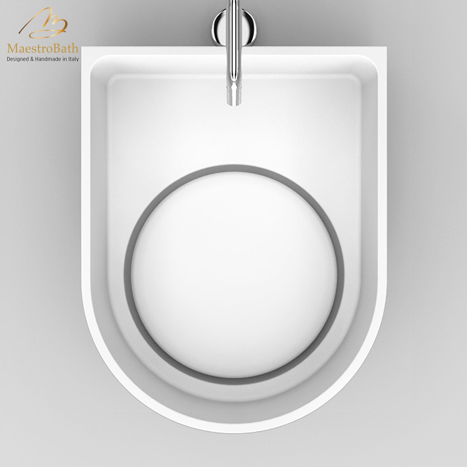 Teknoform Soul White Luxury Vessel Sink