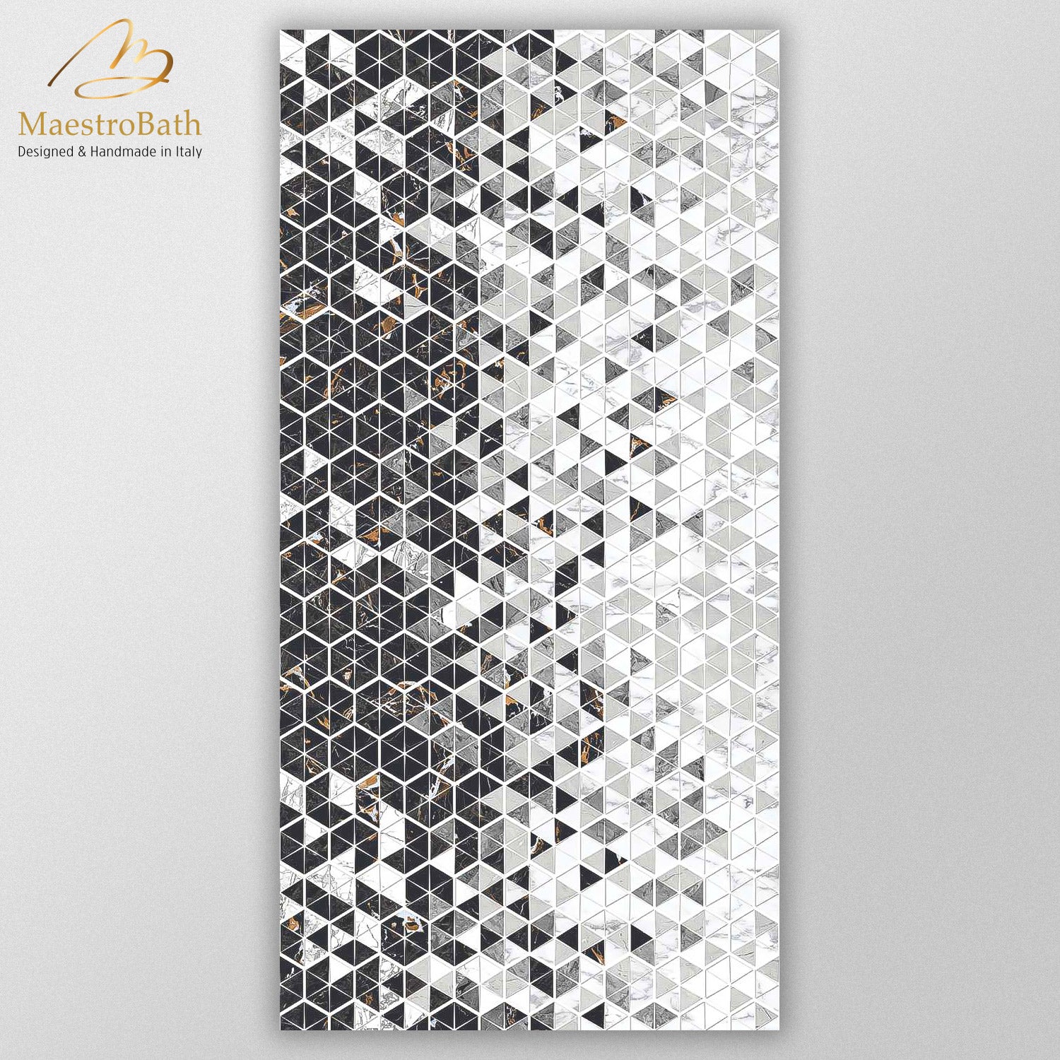 Diamond Luxury Tile | Black and White