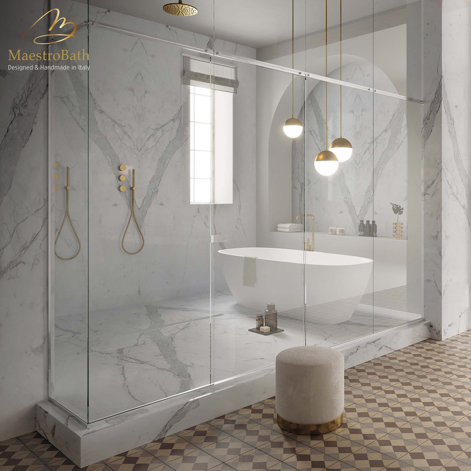 Statuario Luxury Tile | White