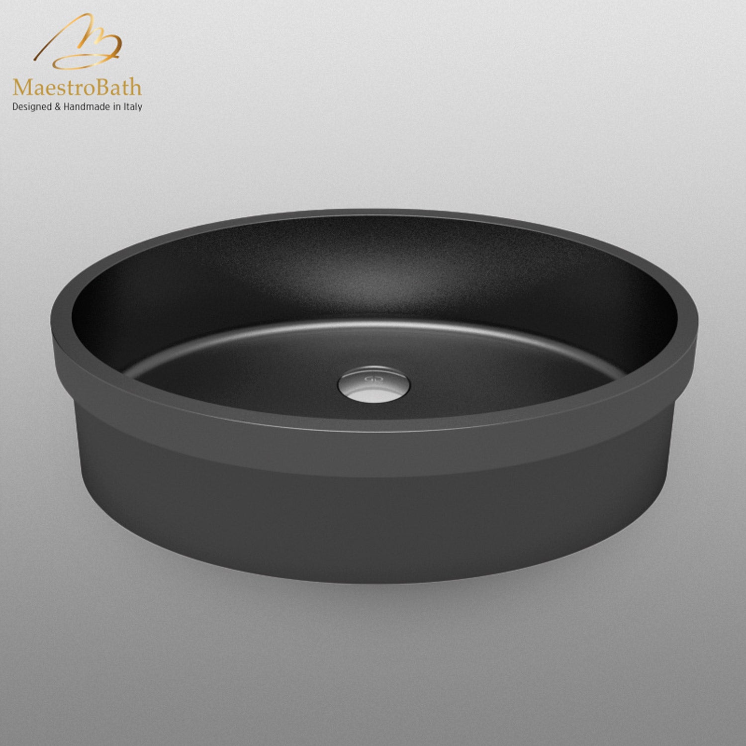 Vetrofreddo Elisse Fl Drop-In Bath Sink | Black #color_black