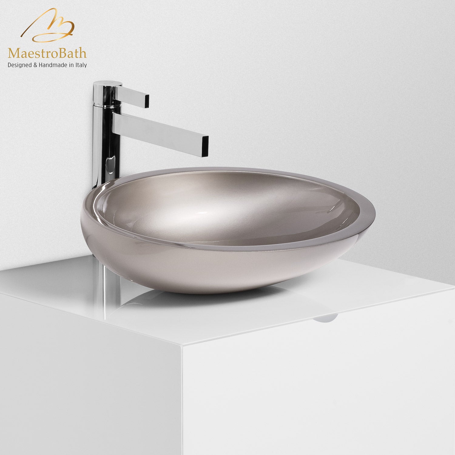 Vetrofreddo Kool Small Vessel Sink #color_platinum