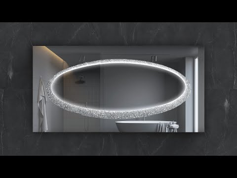 Artistic Luxury Single Vanity Mirror | Silver Bronze