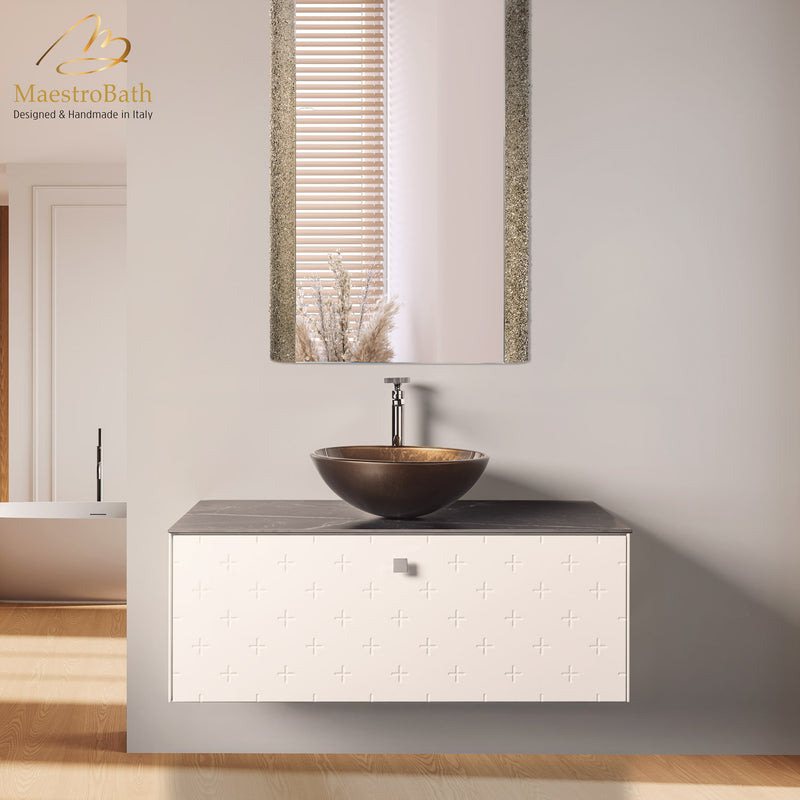 Luxury Round Vessel Sink | Bronze