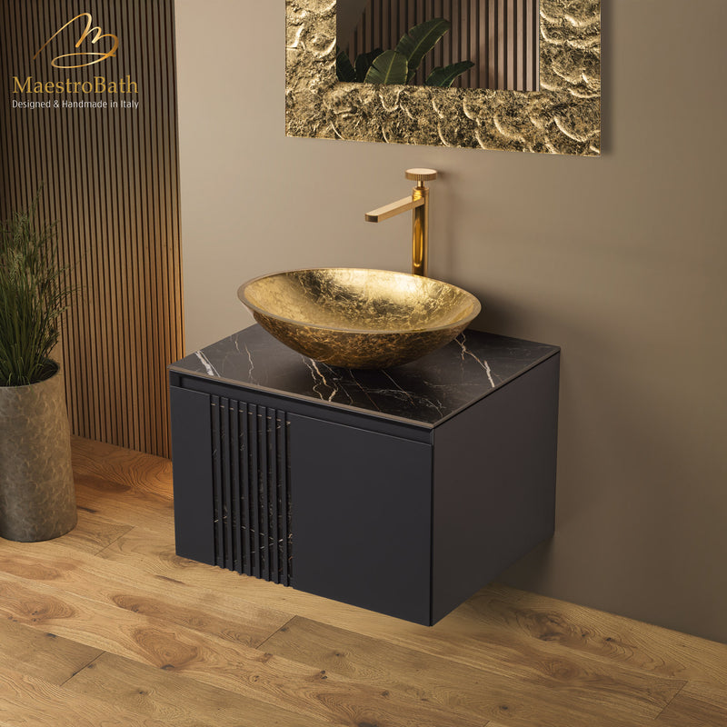 Mantua Bathroom Vanity 24" | Black