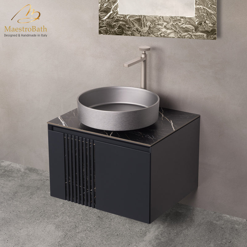 Mantua Bathroom Vanity 24" | Black
